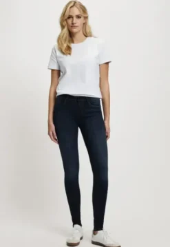 Cassy Mid Waist Skinny Jeans